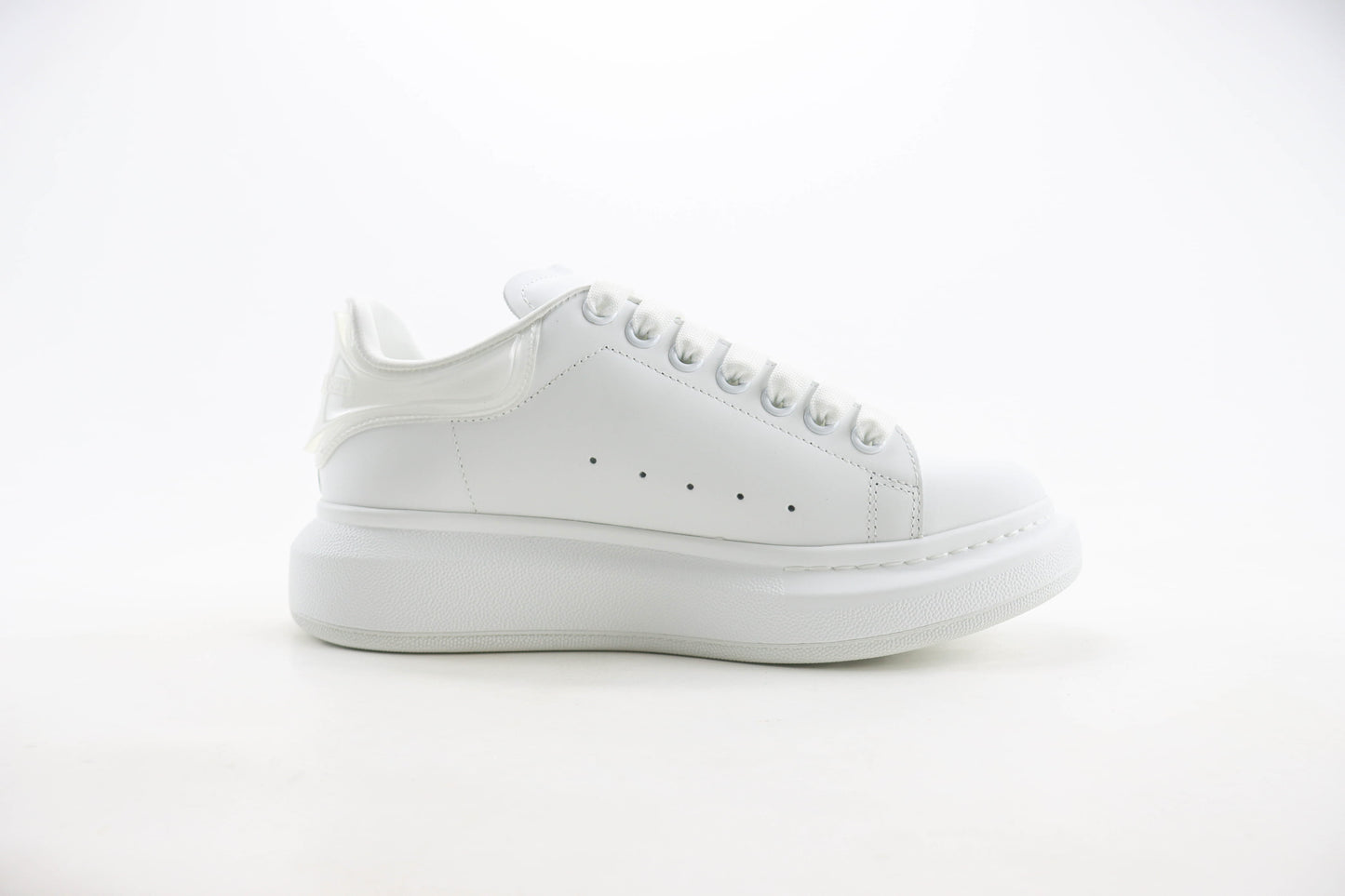 Alexander McQueen Oversized Sneaker Transparent Heel White