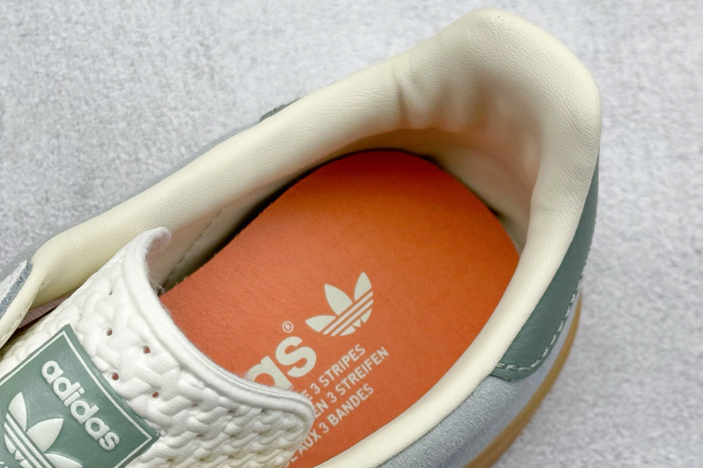 Adidas Gazelle Indoor Linen Green Solar Orange