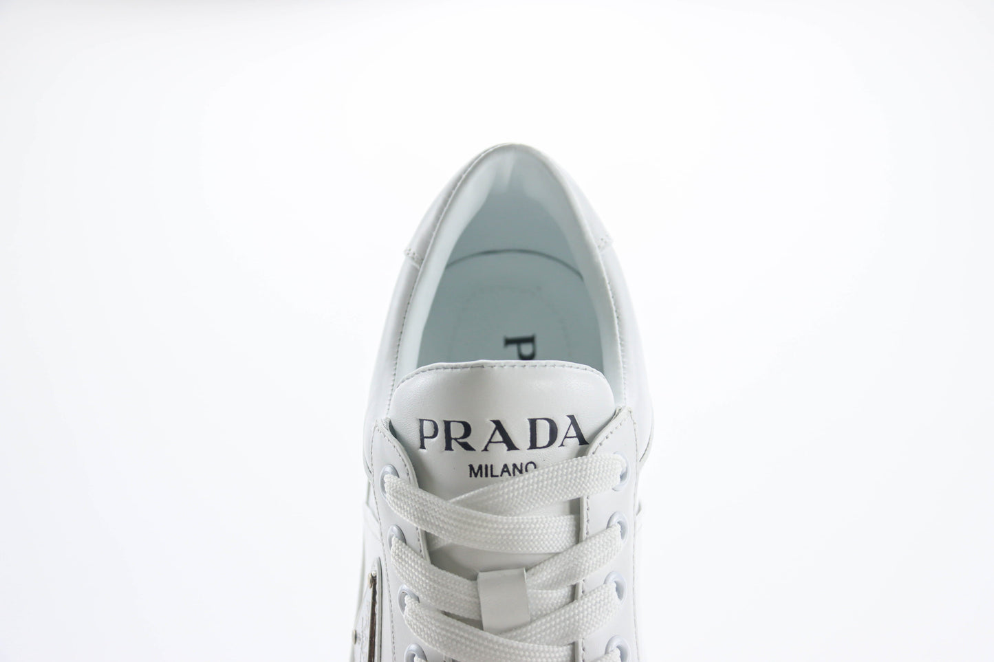 Prada Downtown Low Top Sneakers White
