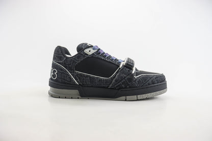 Louis Vuitton LV Trainer Black Crocodile
