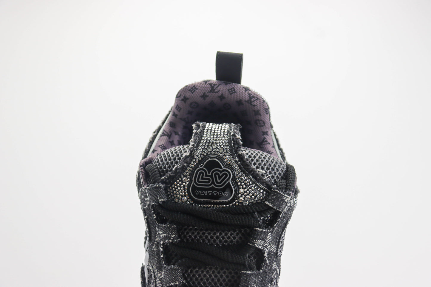 Louis Vuitton Skate Trainer Black Swarovski Monogran