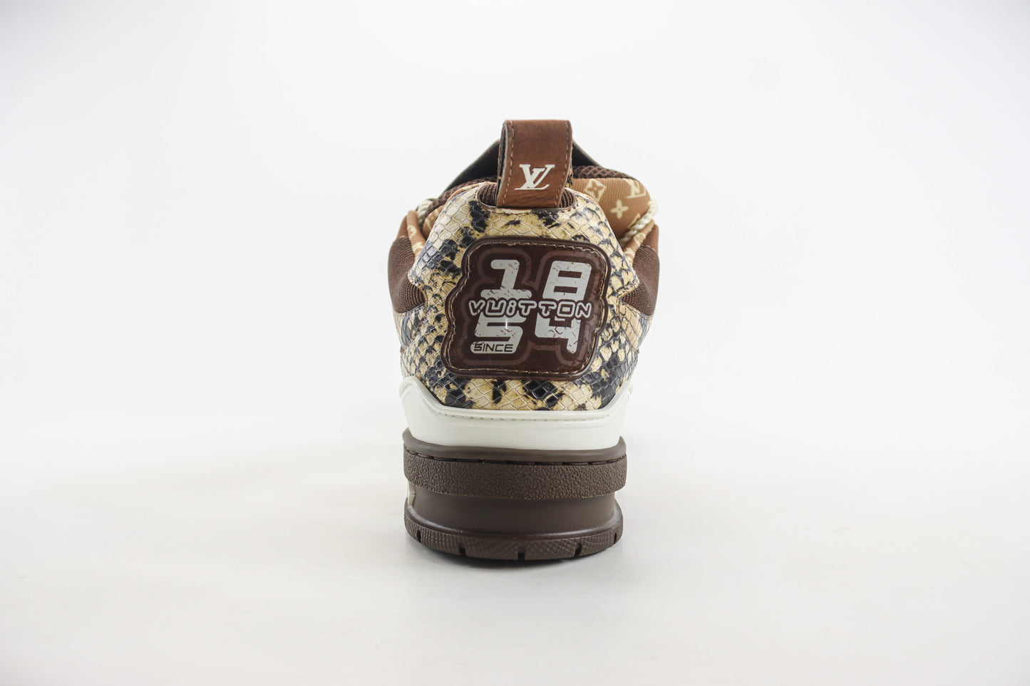 Louis Vuitton Skate Sneaker Brown Snakeskin