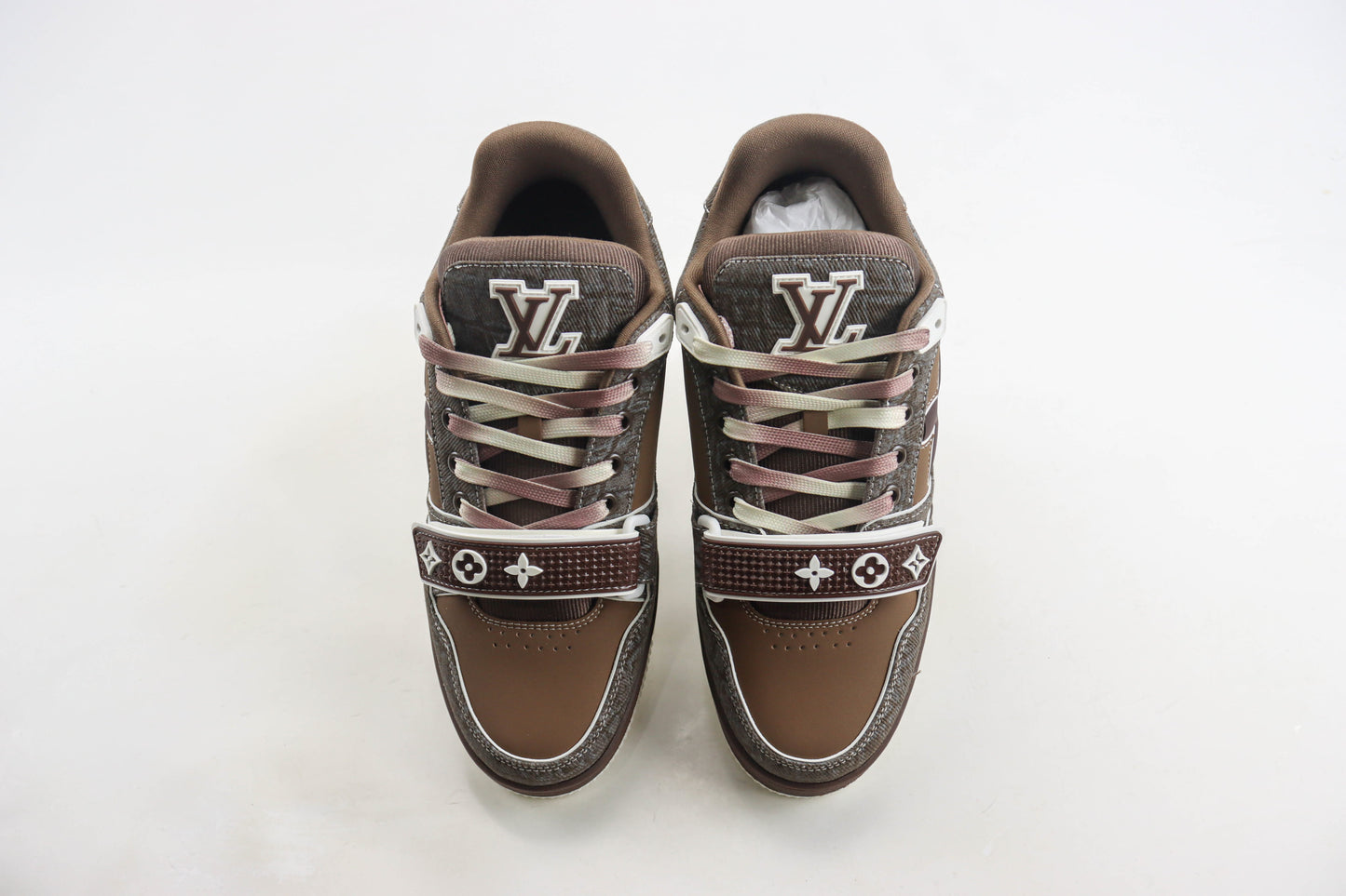 Louis Vuitton LV Trainer Mocha Brown Crocodile