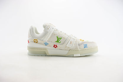 Louis Vuitton LV Trainer Takashi Murakami White