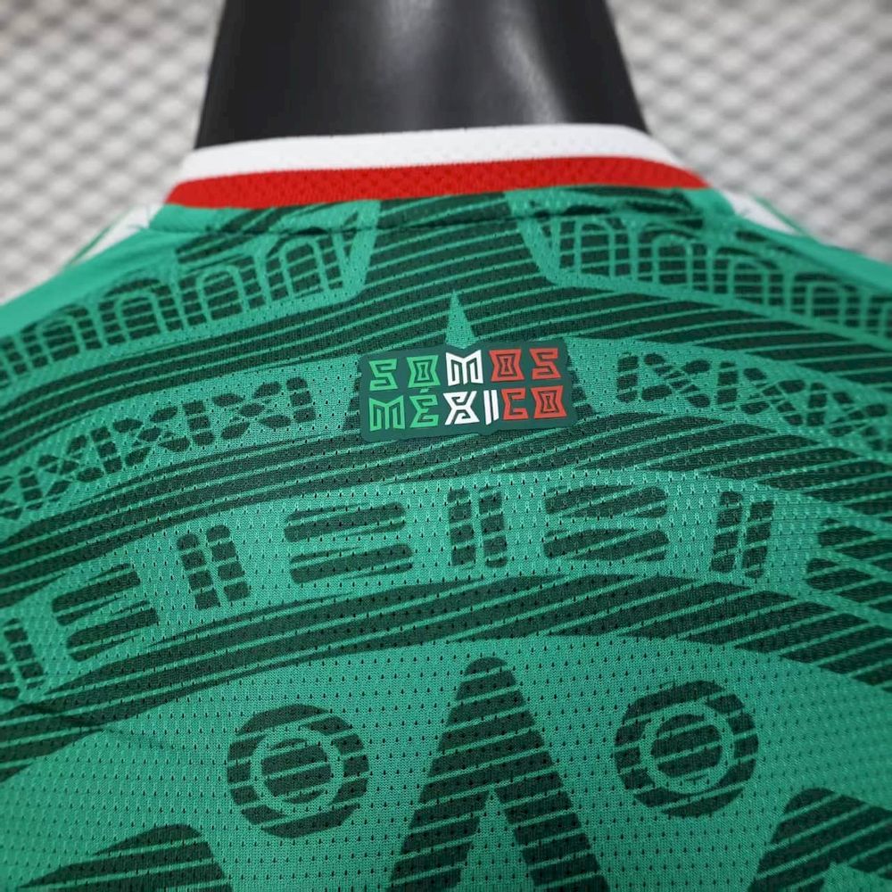 Mexico 2026 World Cup Home Jersey Long Sleeve Jersey Player Version Mens