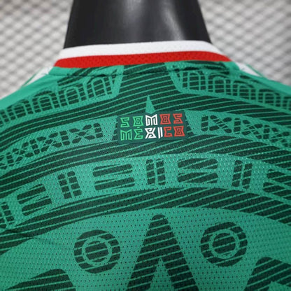 Mexico 2026 World Cup Home Jersey Long Sleeve Jersey Player Version Mens