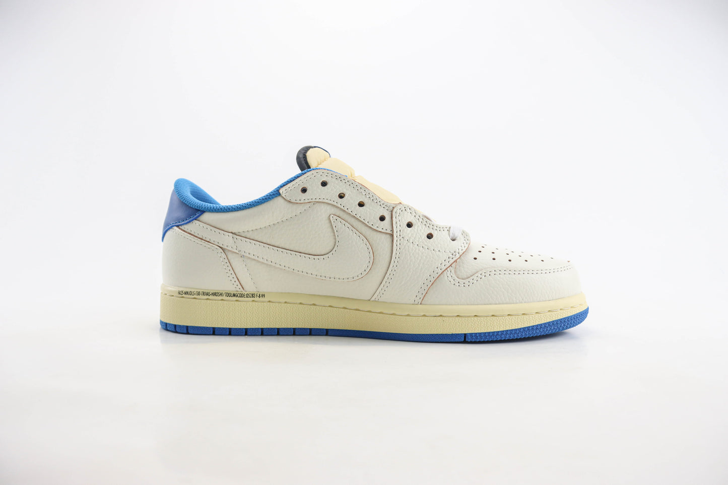 Nike Air Jordan 1 Retro Low OG SP Fragment x Travis Scott Sail Military Blue