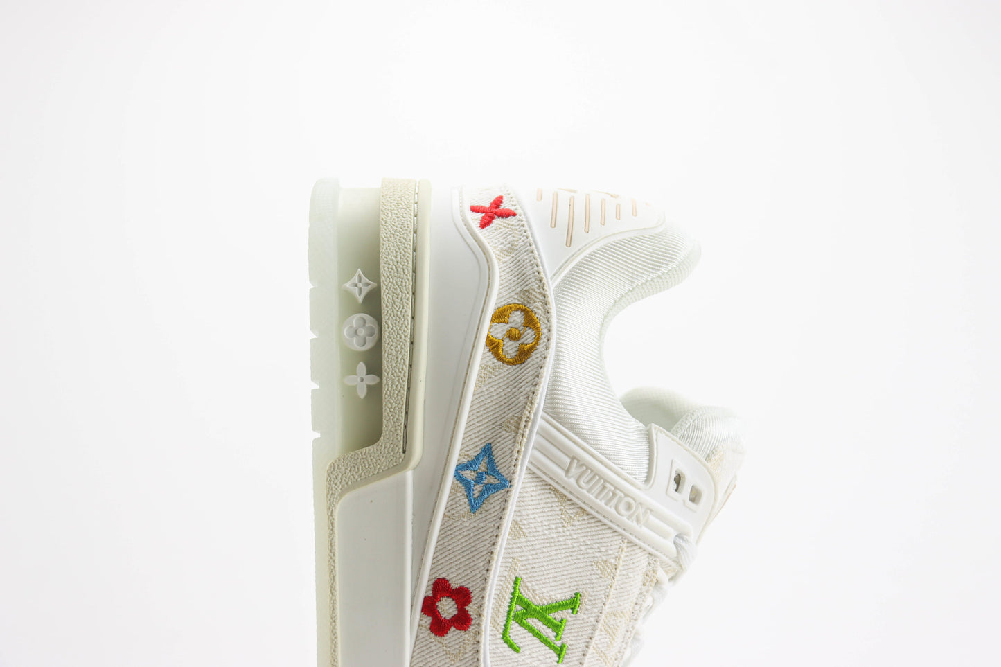 Louis Vuitton LV Trainer Takashi Murakami White
