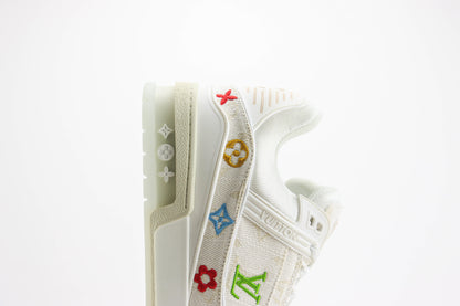Louis Vuitton LV Trainer Takashi Murakami White