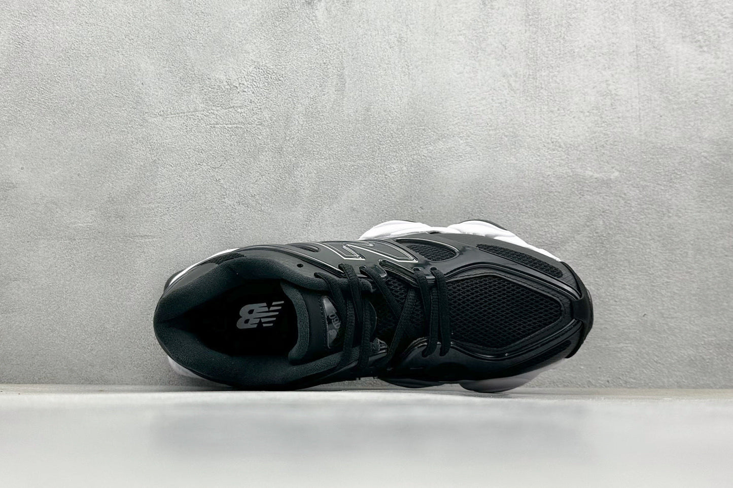 New Balance 9060 X RAINCLOUD Black on White