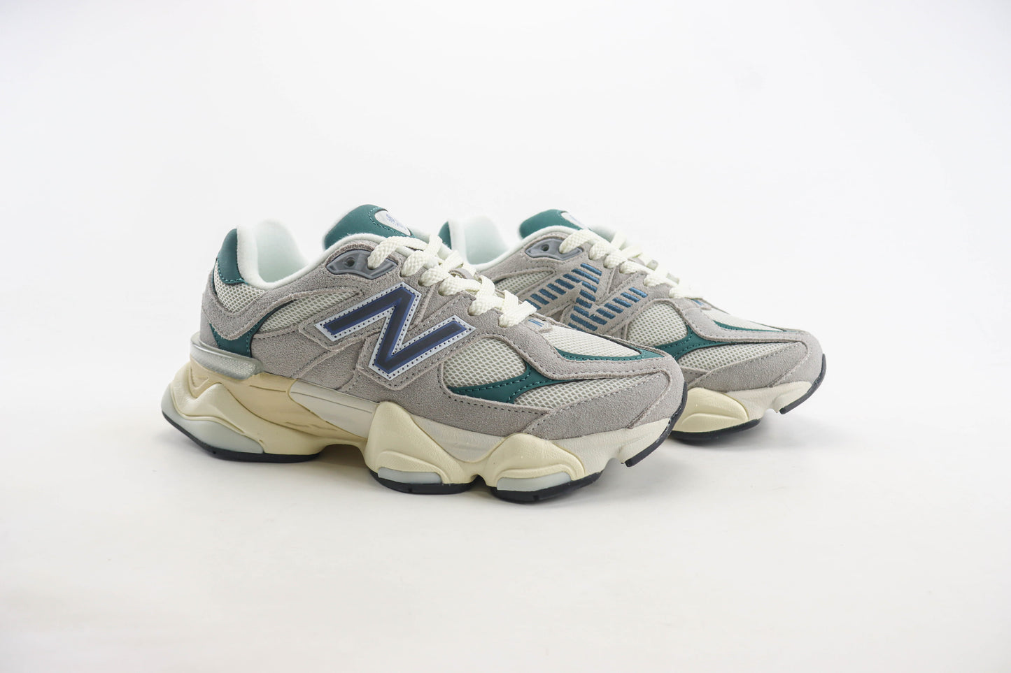 New Balance 9060 Concrete Vintage Indigo New Spruce