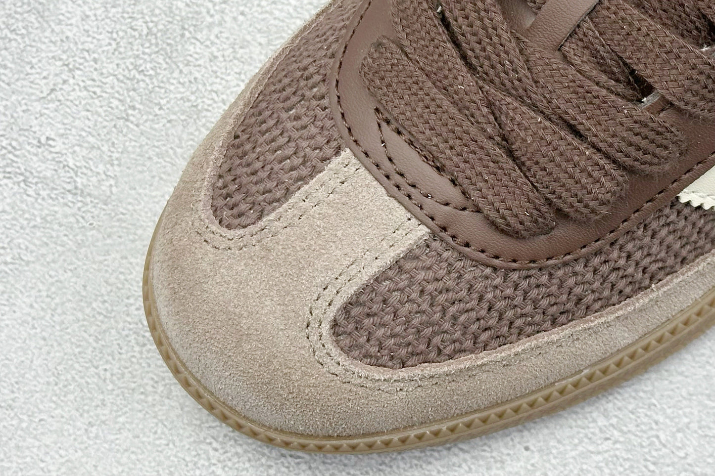 Adidas Originals Samba OG  Brown Putty Grey Gold Metallic