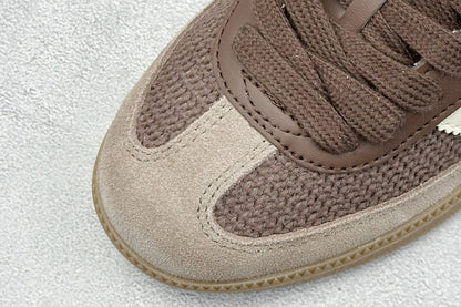 Adidas Originals Samba OG  Brown Putty Grey Gold Metallic