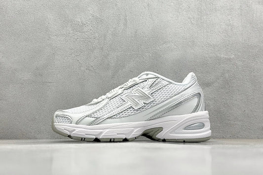 New Balance 740 White & Silver Metallic