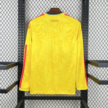 Colombia 2026 World Cup Home Long Sleeve Jersey Mens
