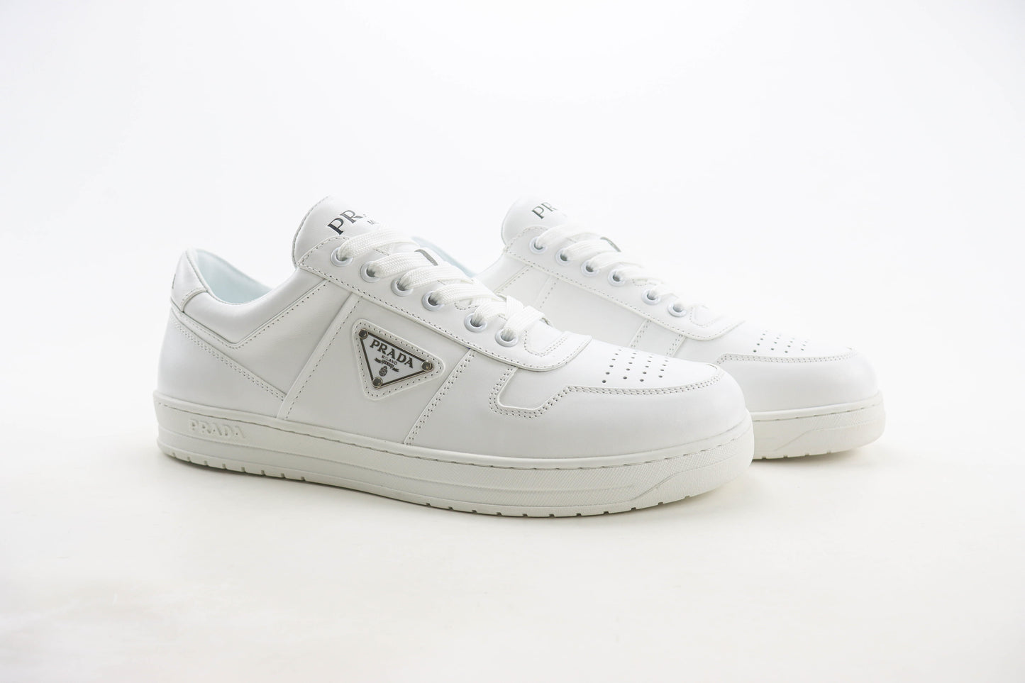 Prada Downtown Low Top Sneakers White