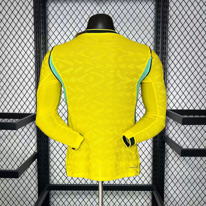 Brazil 2026 World Cup Home Long Sleeve Jersey Player Version Mens