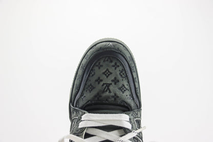 Louis Vuitton LV Trainer Black Monogram Denim