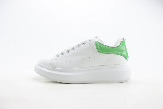 Alexander McQueen Oversized Sneaker Transparent Heel White Green